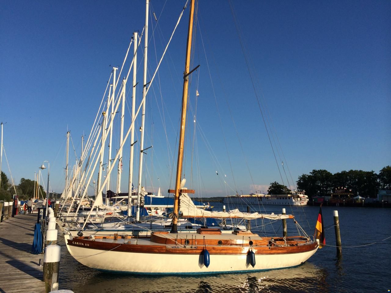 36 Fuss klass. Segelyacht von Adams&Sons