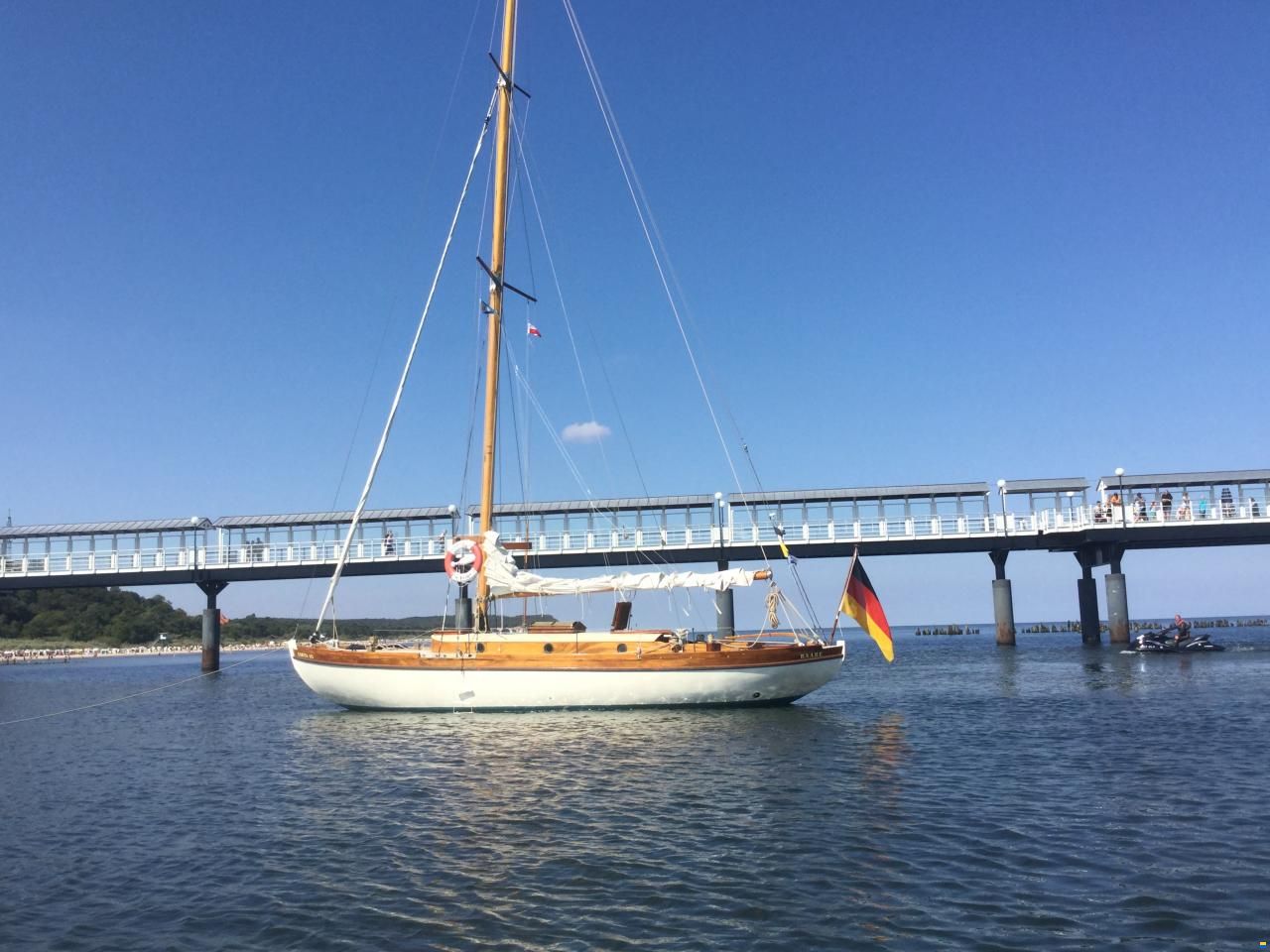 36 Fuss klass. Segelyacht von Adams&Sons