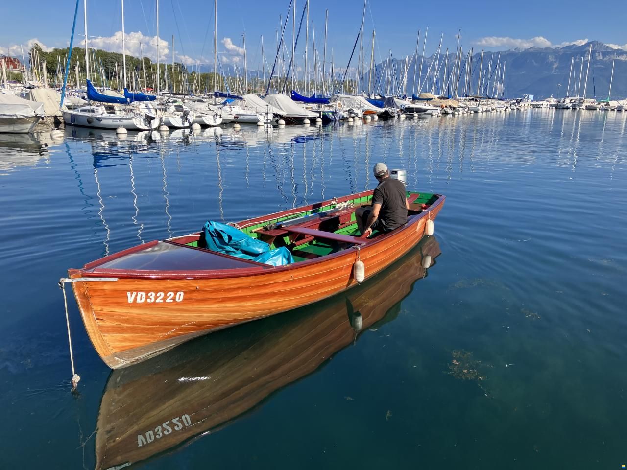 1958 Canot en bois, CHF 5.500,