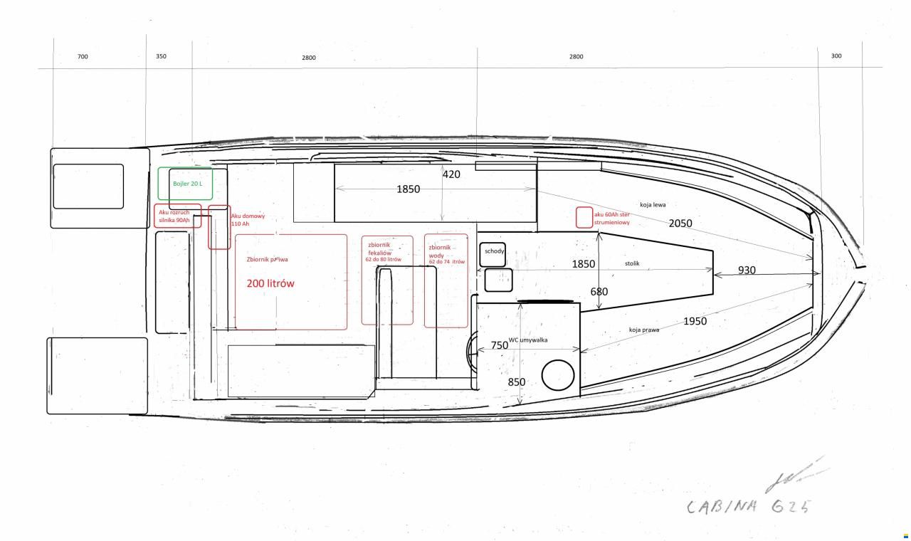 Massiv Boats Massiv Boat Cabin 695 Spoiler STD Color