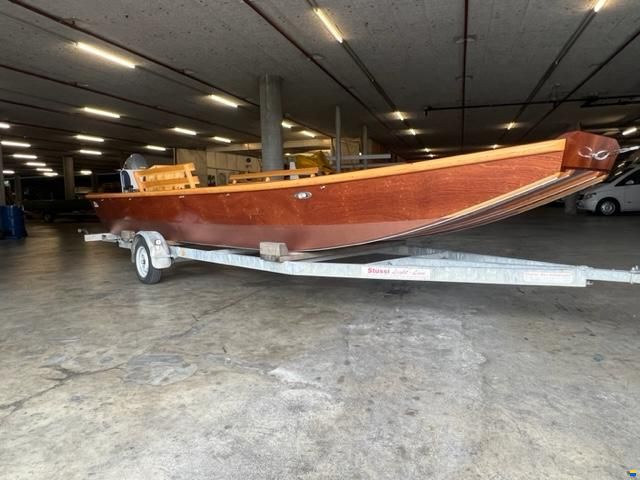 Witti Weidling Fährboot Mahagoni