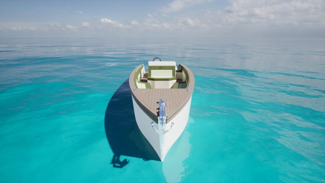 Elektrisch Alu Konsolen Boot "Grafit"