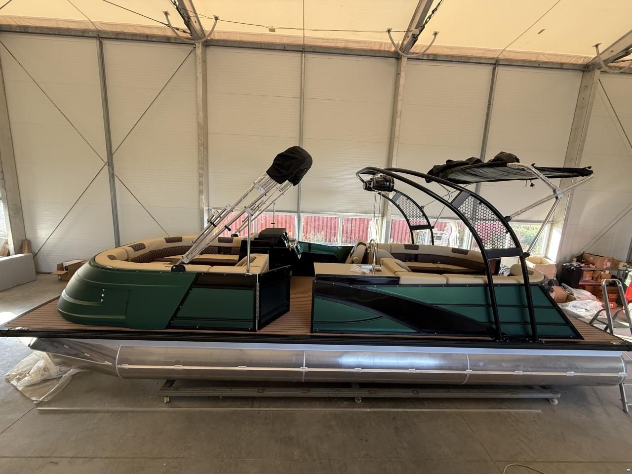 Old Lake Marine ST25 Pontoon Tritoon Mercury F150 and t