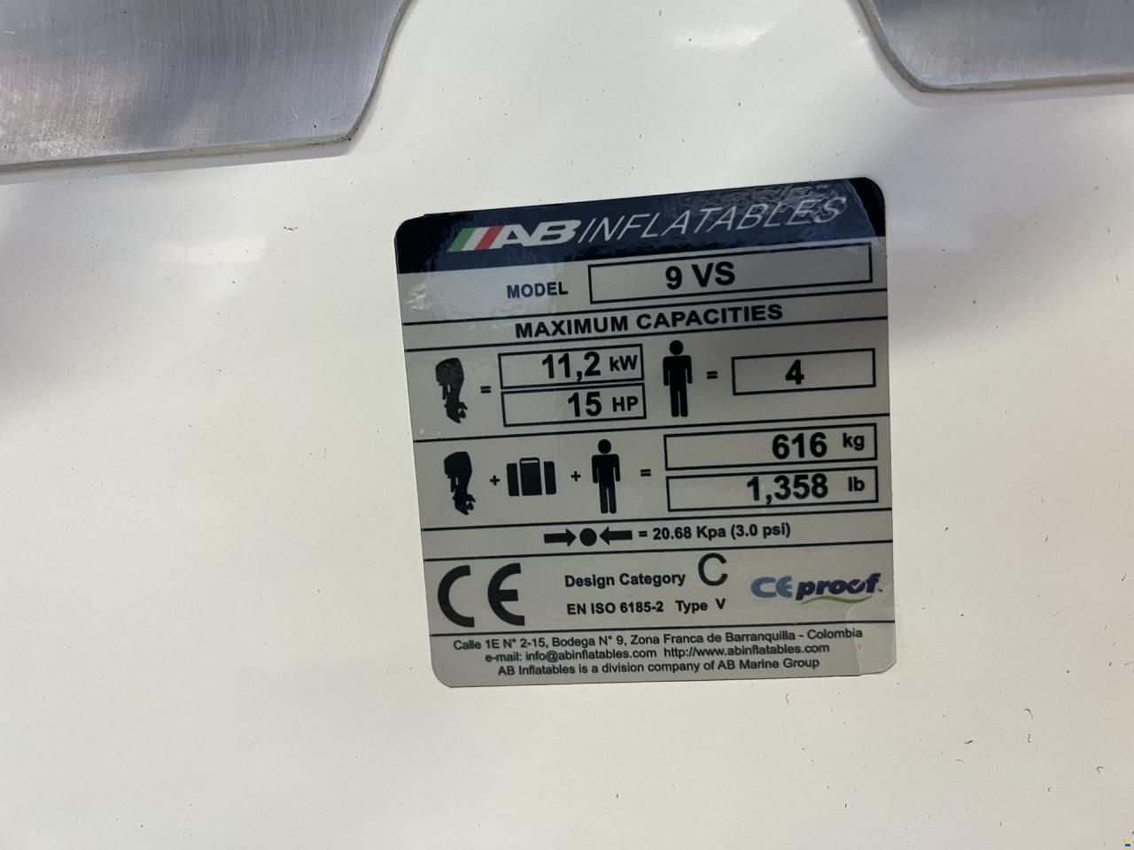 AB RIB Navigo 9 VS - Hypalon