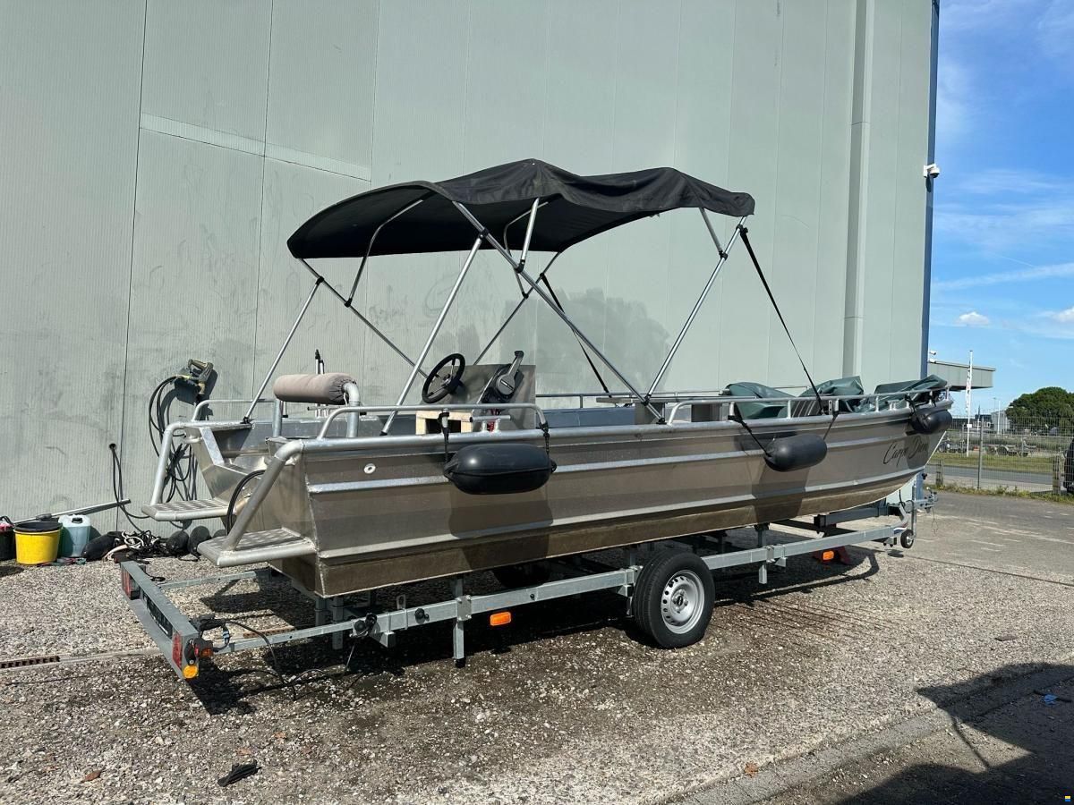 Spaarndammer aluminium platbodem 6.0 Jon
