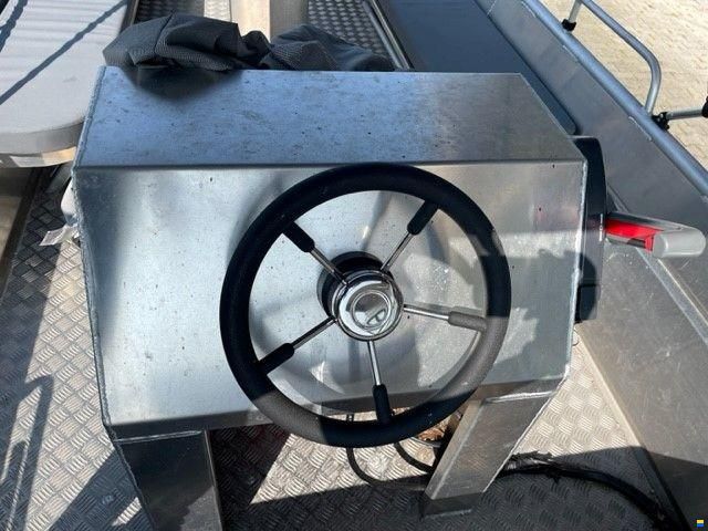 Spaarndammer aluminium platbodem 6.0 Jon
