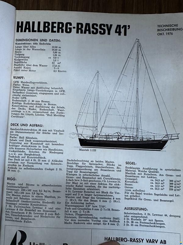 Hallberg-Rassy 41 Ketch
