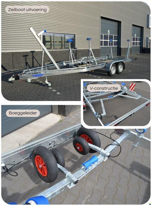 Vlemmix M TRAILER 3500 KG 3 X AS 1500 KG