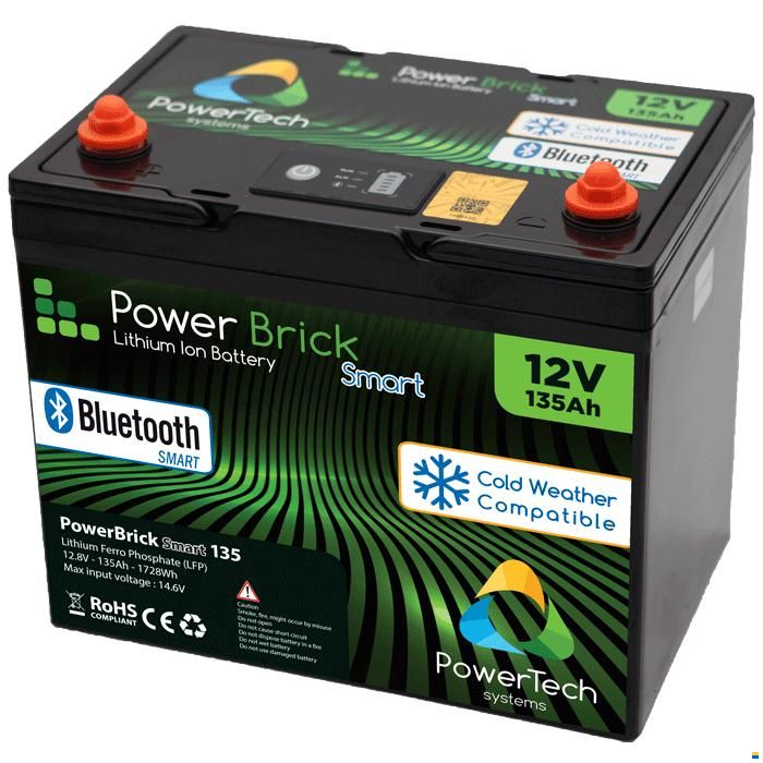 PowerTech LiFePO4- LFP Batterie 12V &ndash; 135Ah &ndash; 1.73