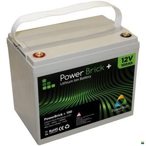 PowerTech LiFePO4-Batterie PowerBrick+ 12V&ndash;100Ah