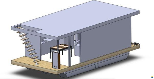 Boat Haus Mediterranean 8X4 MODERN House