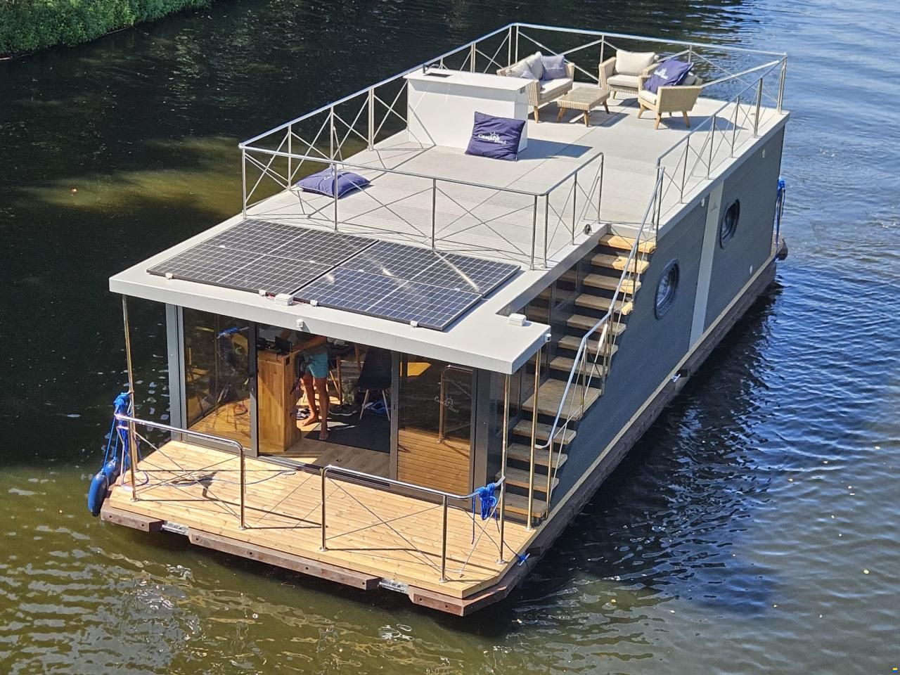 CampiBoat Campi 460 Ihr schwimmendes Zuhause Sauna