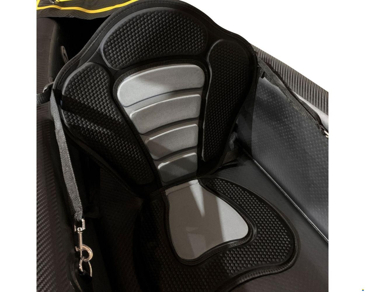 Yellow V Aufblasbares Kajak für 3 Personen