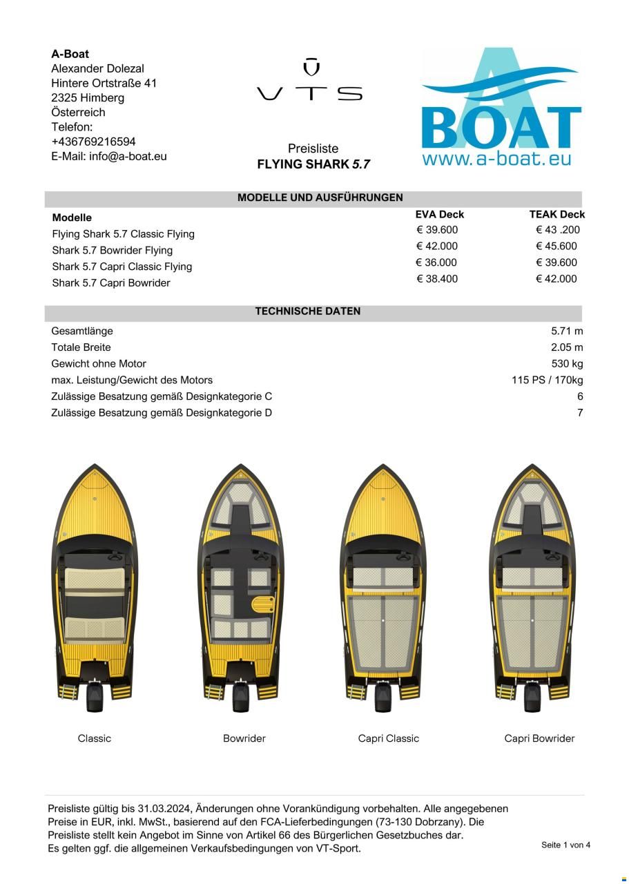 VTS Boats Flying Shark 5.7