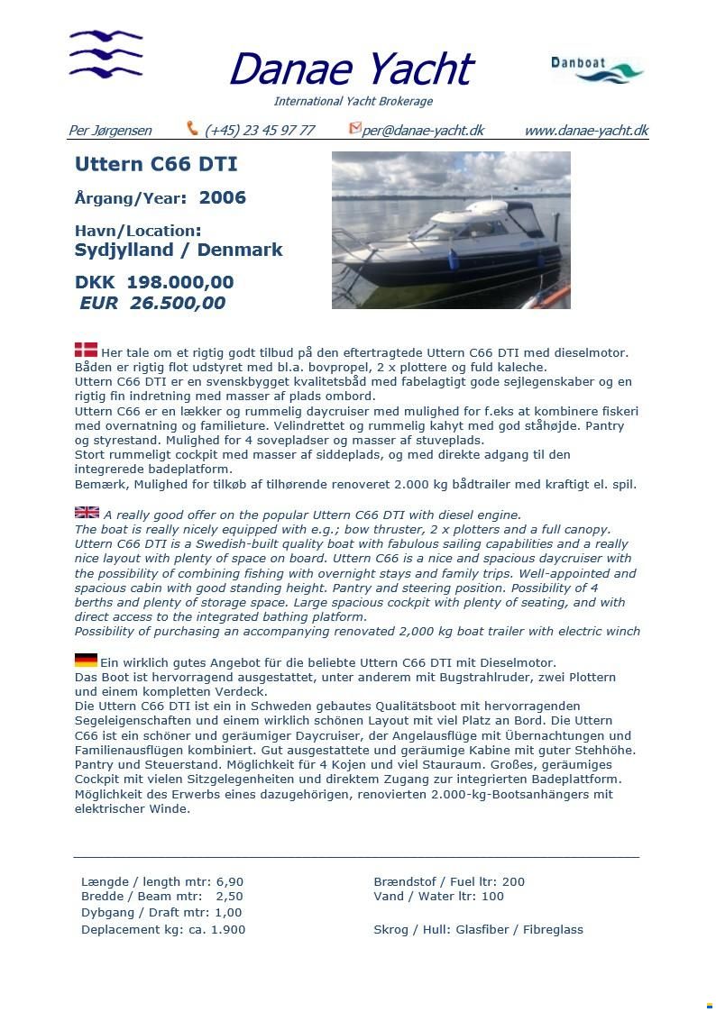 Uttern C66 DTI