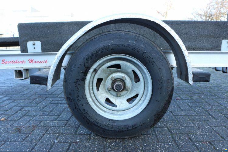 Stallingstrailer Aluminium 1-asser