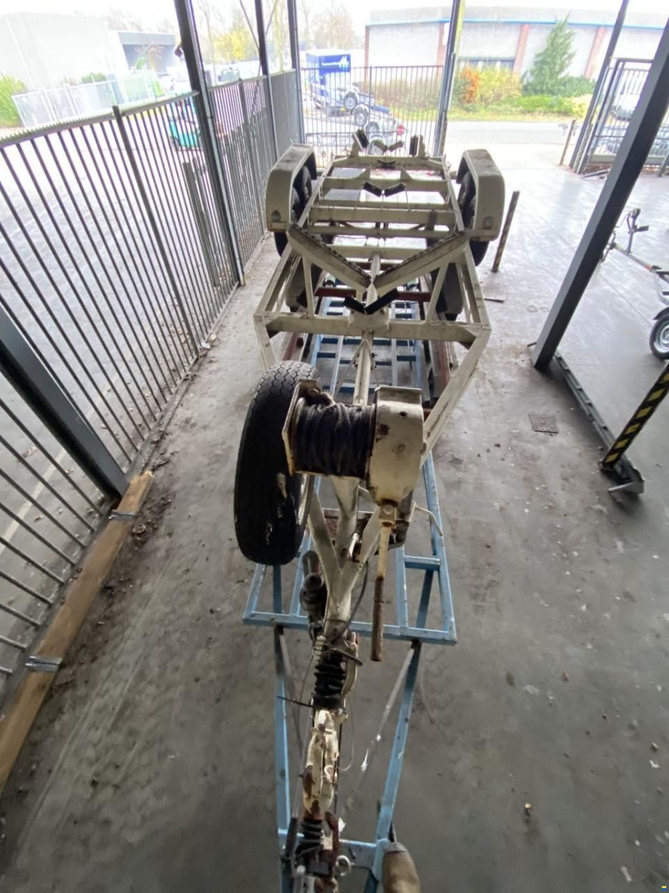Stallingstrailer 2-asser geremd