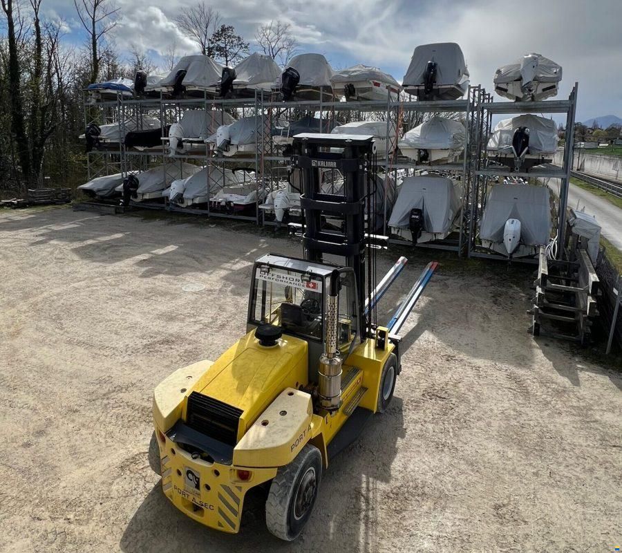 Port à sec au port de Concise