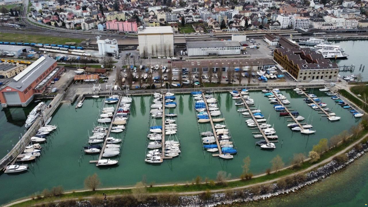 Hafenliegeplatz in Romanshorn