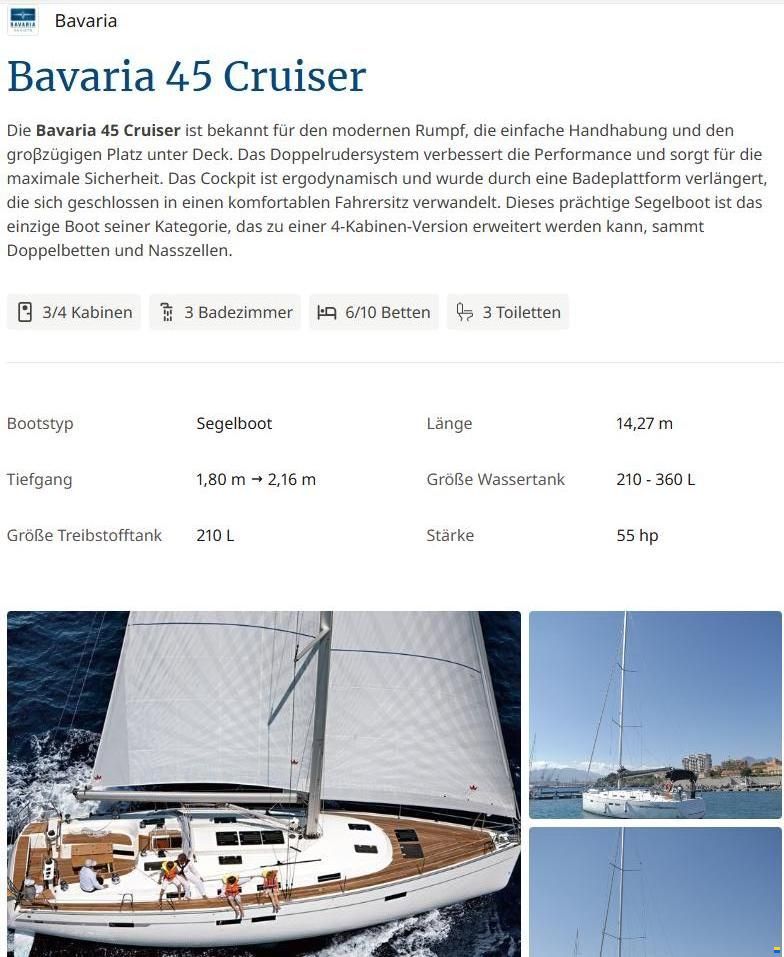 Bavaria Cruiser 45