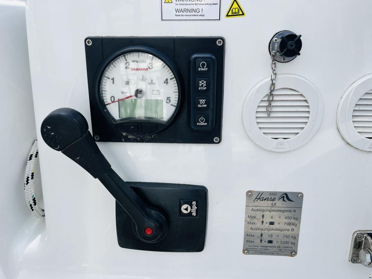 Hanse 388 (2020) 3 kabiner