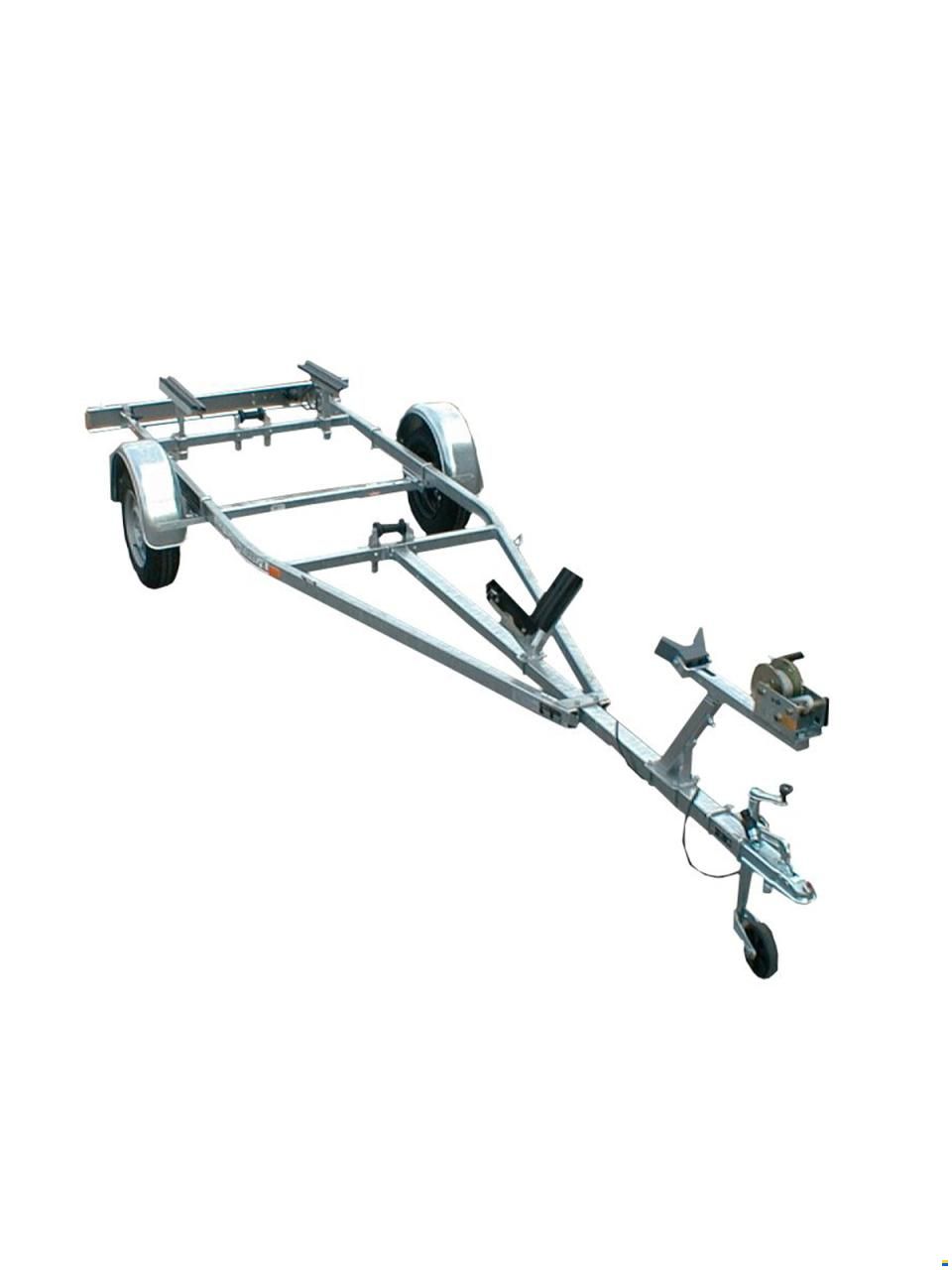 Harbeck 750kg Motorboottrailer - Kielrollen
