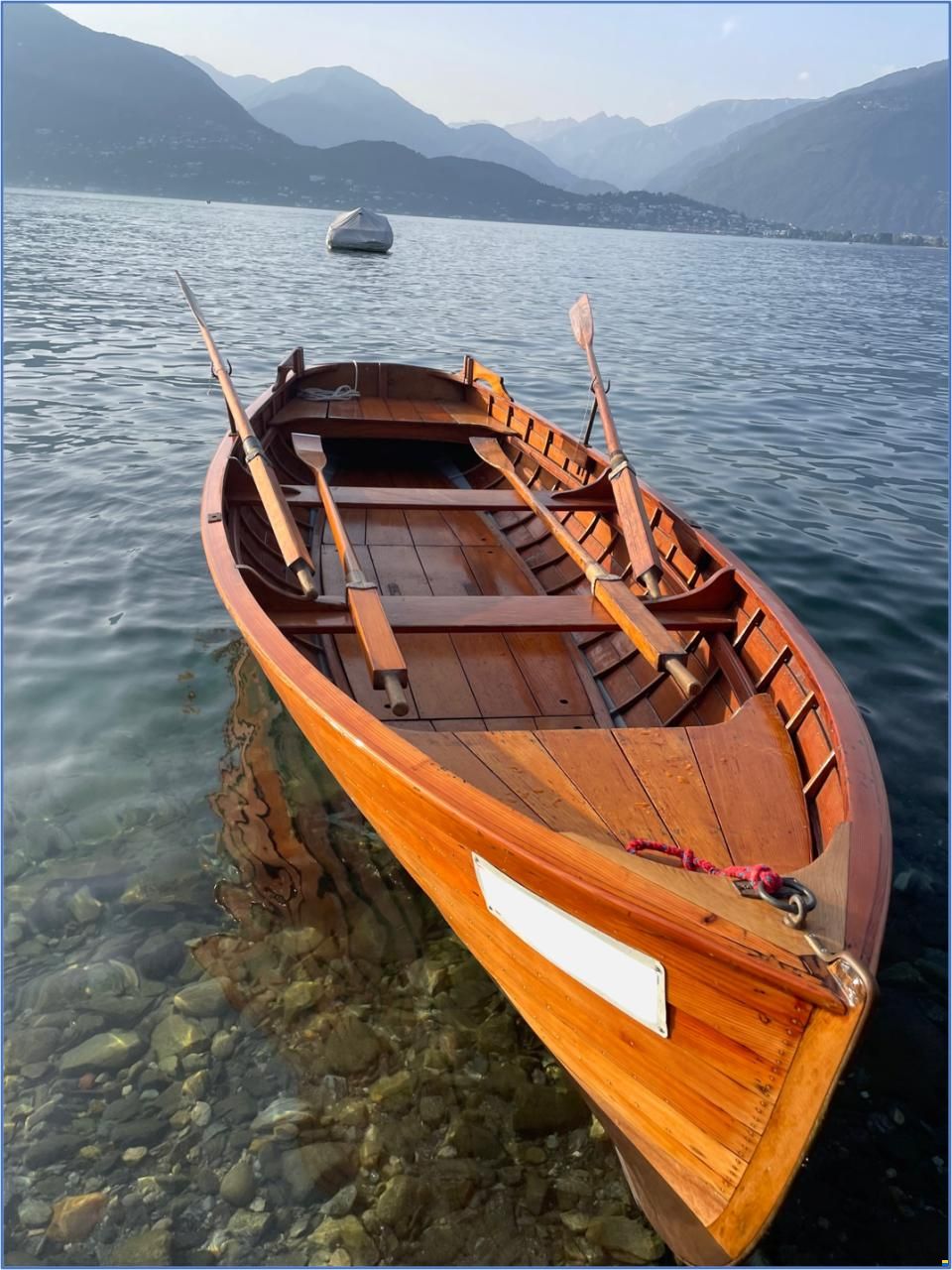 Klinkerboot aus Lärchenholz (Brivio)