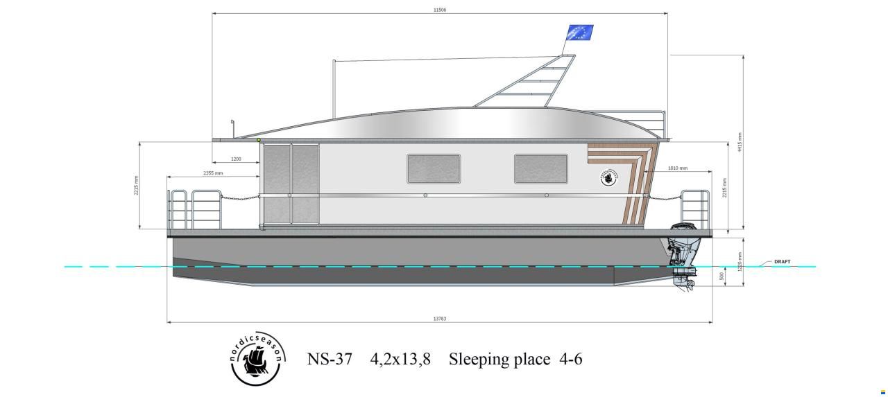 Nordic Season 47 Sea37 CE-C Houseboat