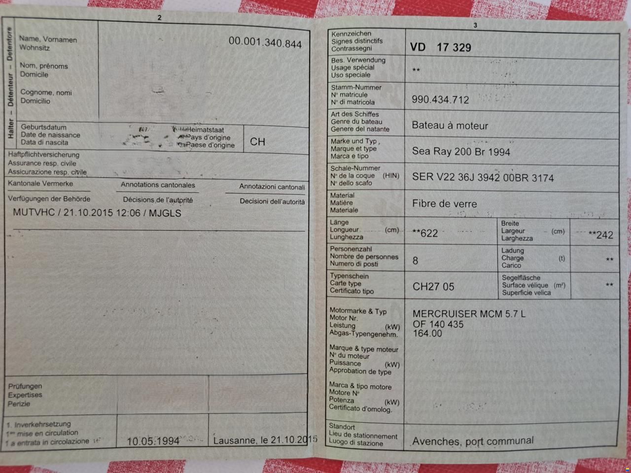 Mercury Sea Ray 200 br