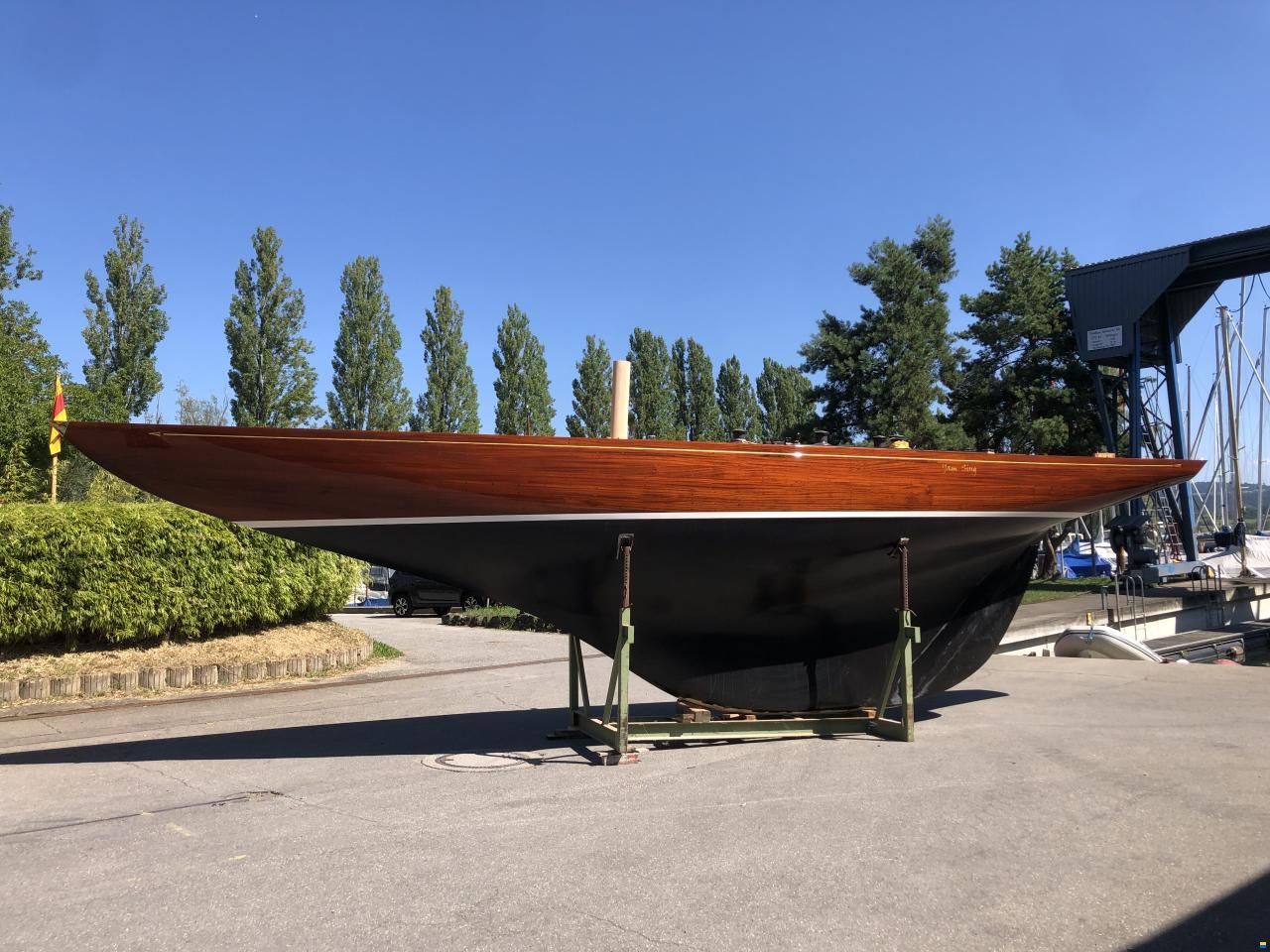 Bjarne Aas 6mR Yacht