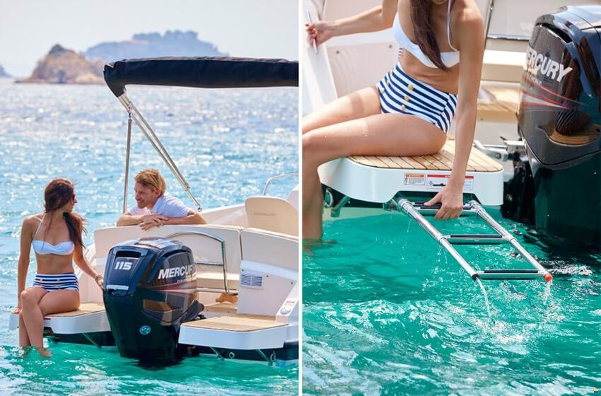 Quicksilver 555 Cabin/115 CV prêt à naviguer