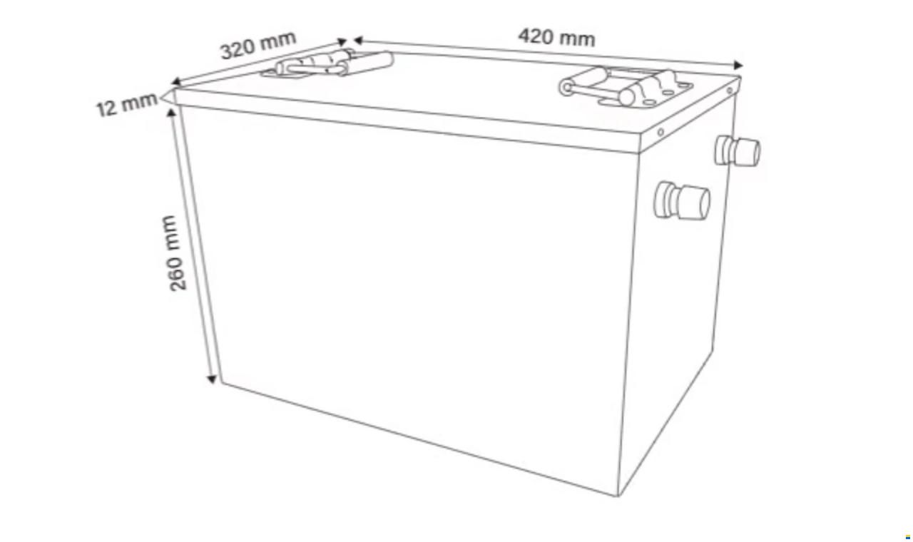 LiFePO4 Batterie - 48 V 100 Ah