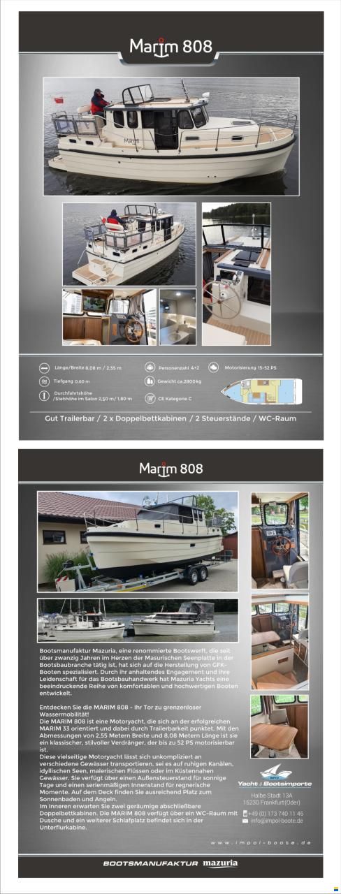 Masuria Yachts Marim 808