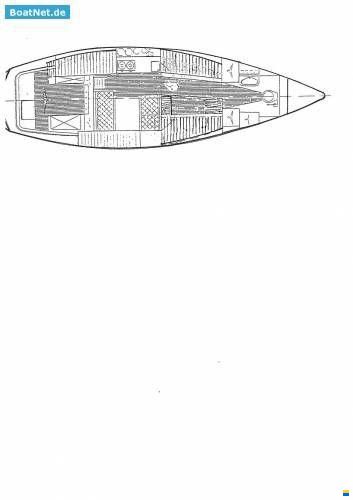 Baltika 10,40 m Decksalon Segelyacht