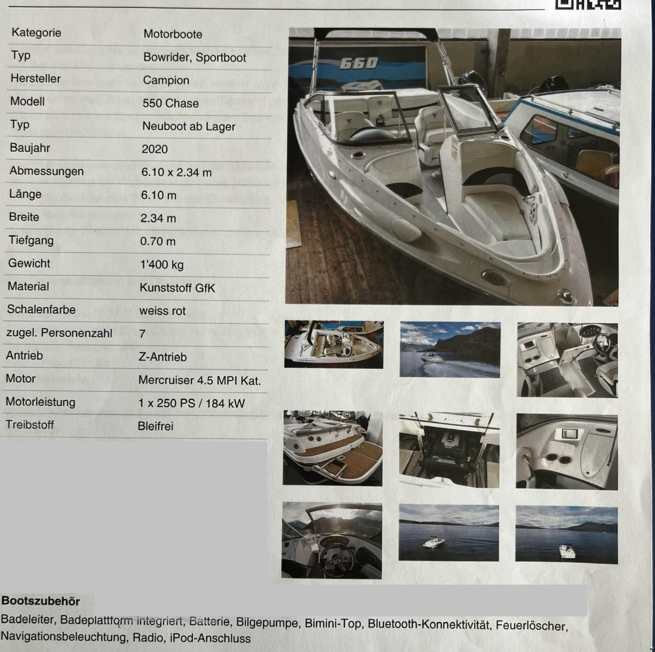 Campion Chase 550 I Bowrider