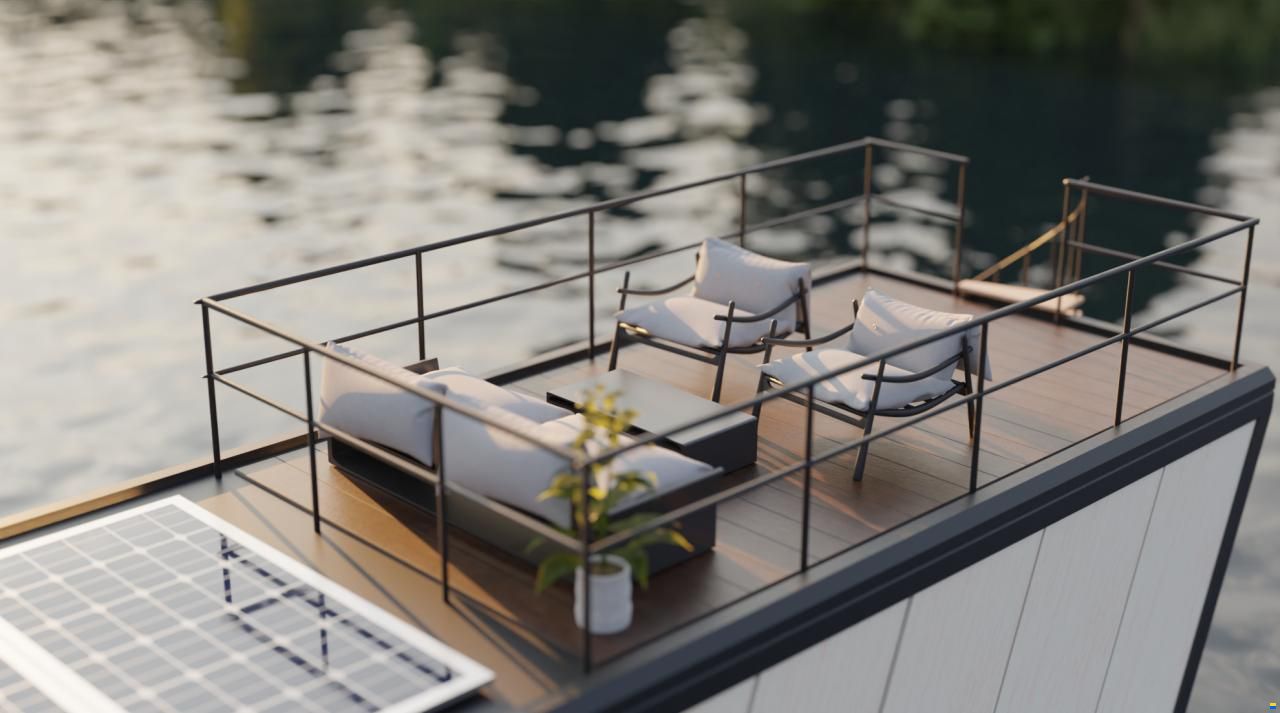HOUSEBOAT SCHAB HB 9,3x3  (10x3)