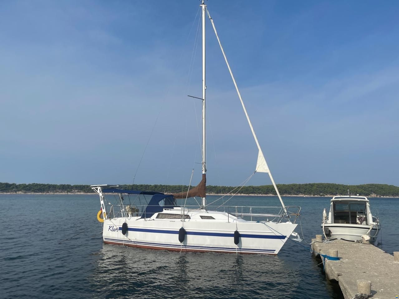 Aluboot mit E-Hubkiel