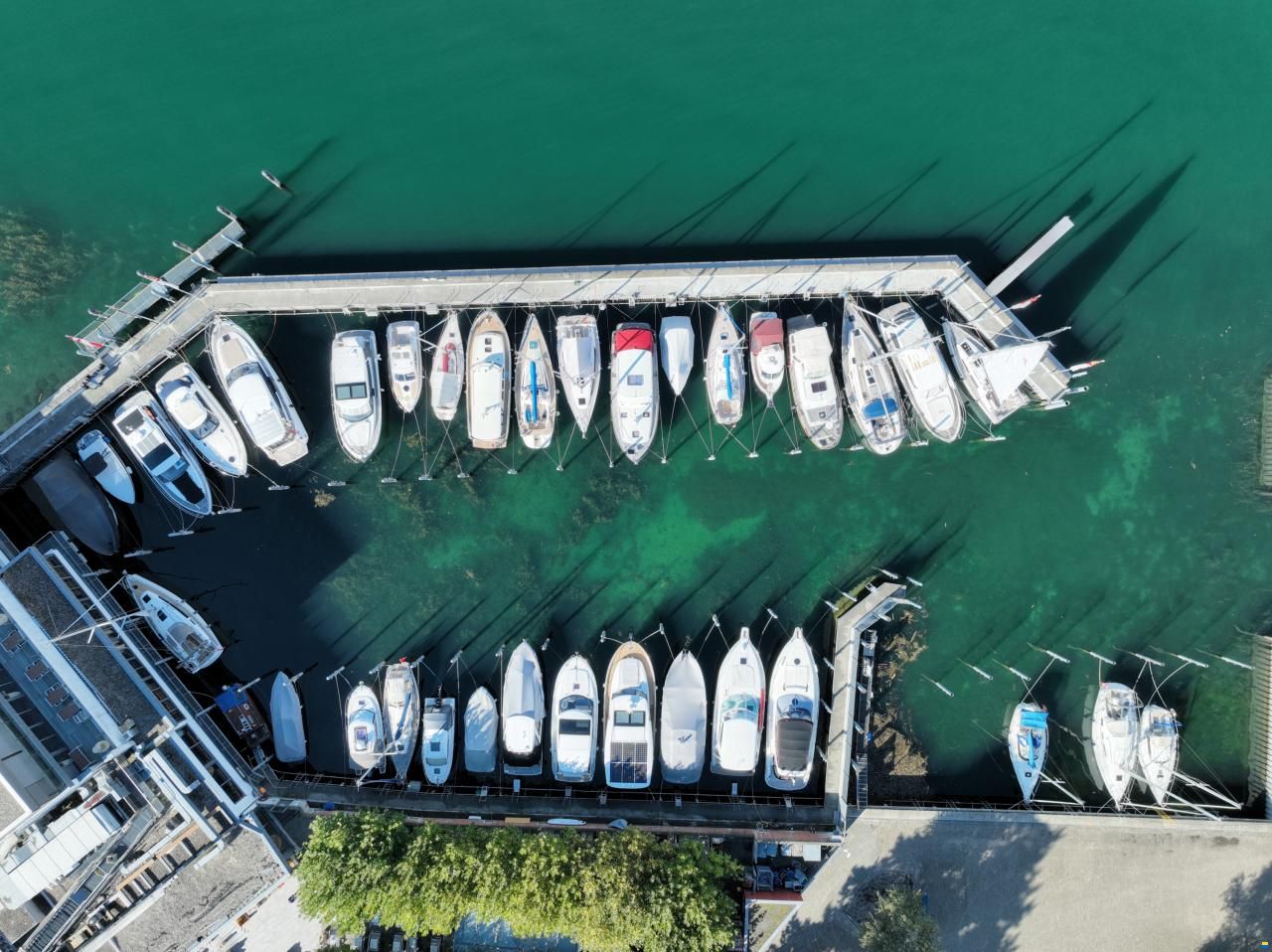 Liegeplatz im Yachthafen Rorschach