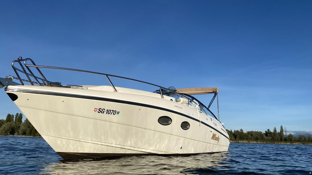 Windy 28 Ghibli mit Hafenplatz