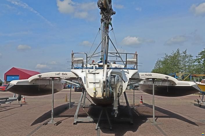 Corsair 36 folding trimaran