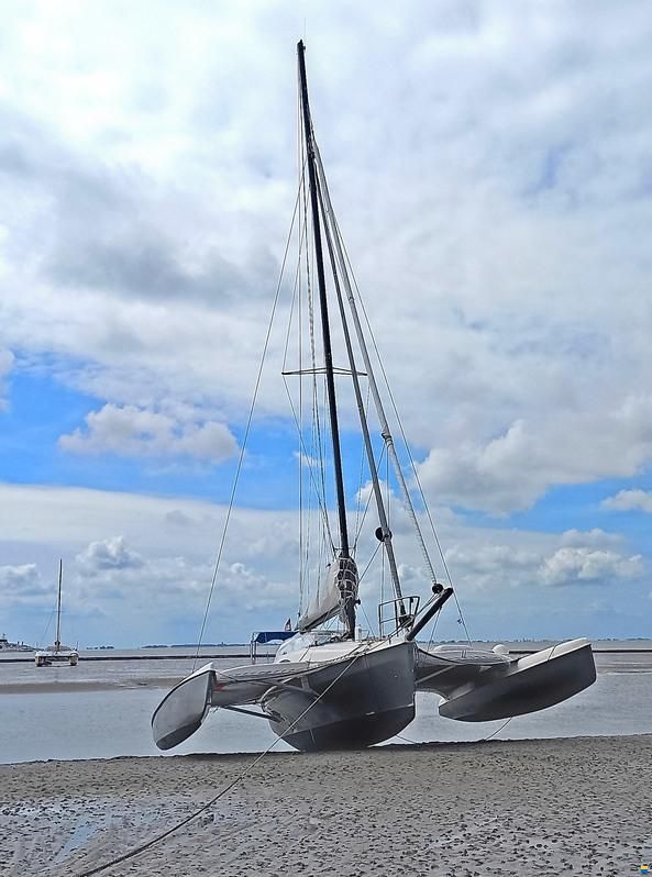 Corsair 36 folding trimaran