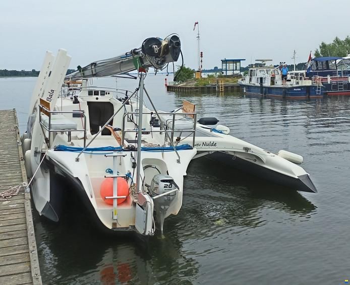 Corsair 36 folding trimaran