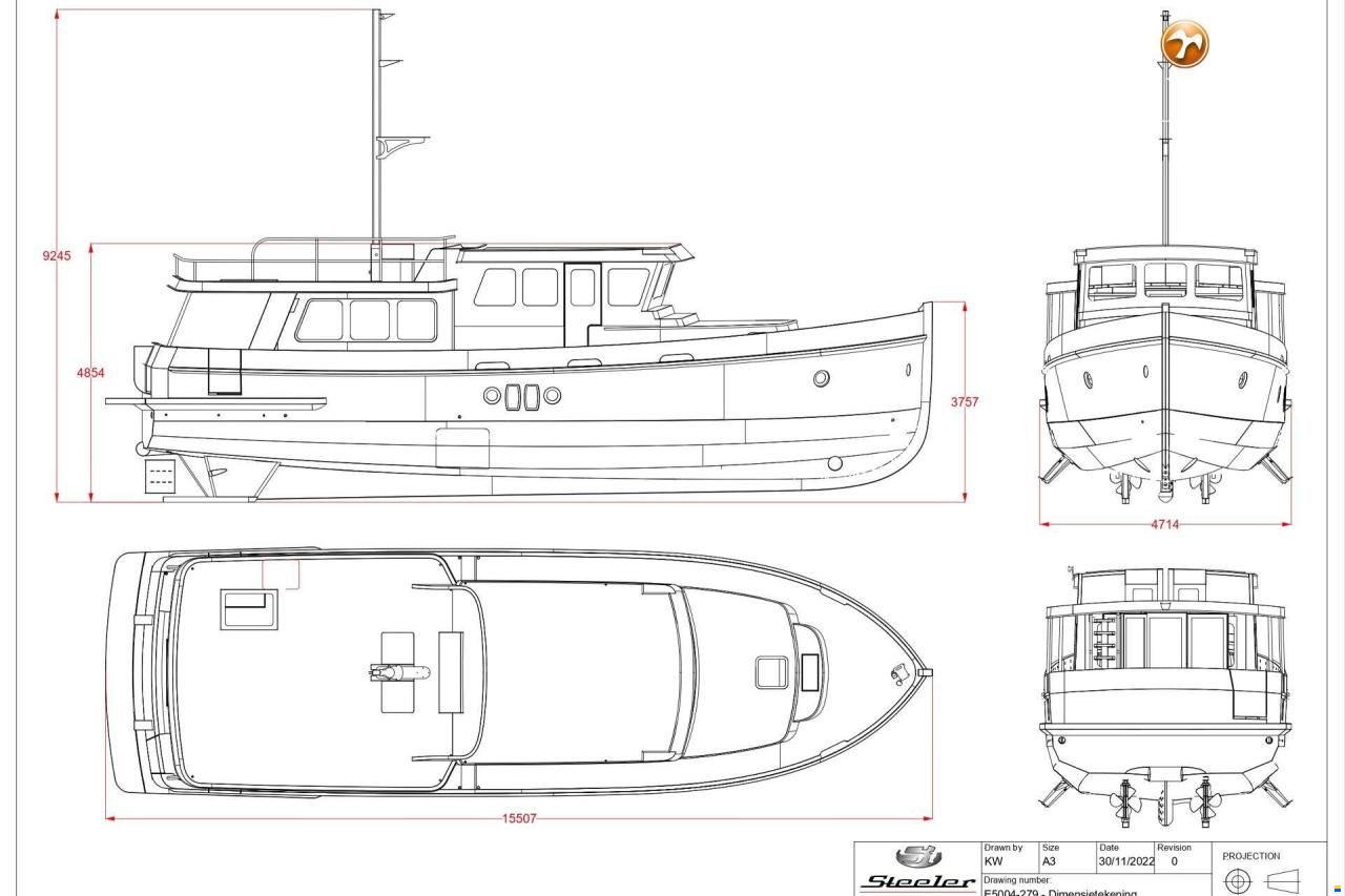 Steeler Yachts Explorer 50 Pilothouse
