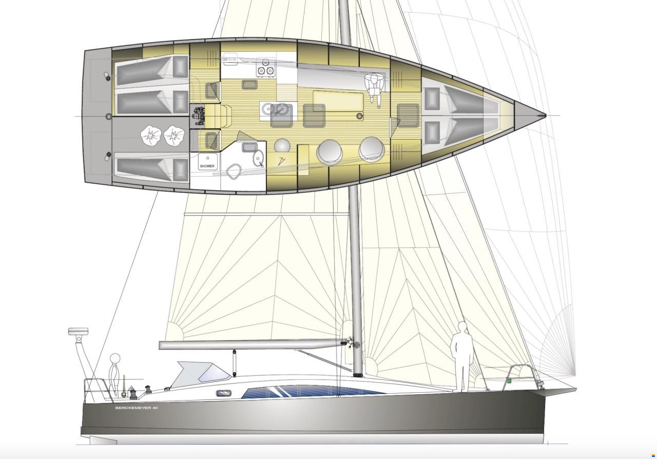 Berckemeyer Yacht Design BM 40 Clipper