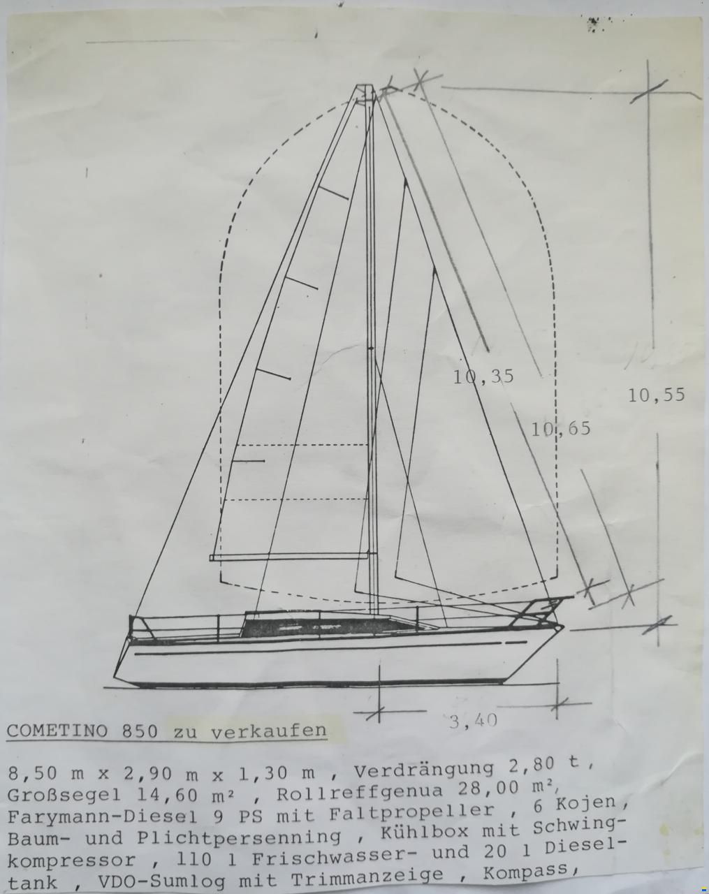 Comar Comentino 850