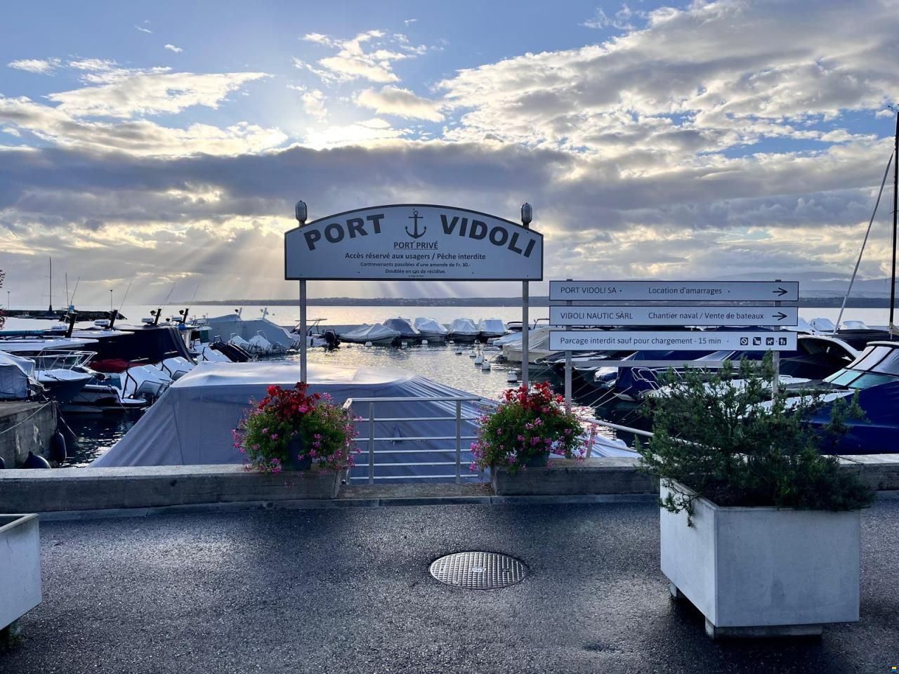 Places d'amarrage disponibles