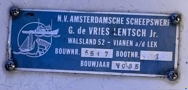 Gebr. De Vries  61 Sturmboot