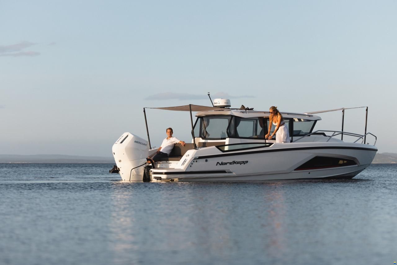 Nordkapp Coupe 830 + M&eacute;rcury Twin F200Xl/CXL Cold