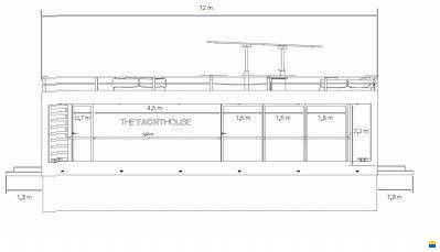 Houseboat The Yacht House 40