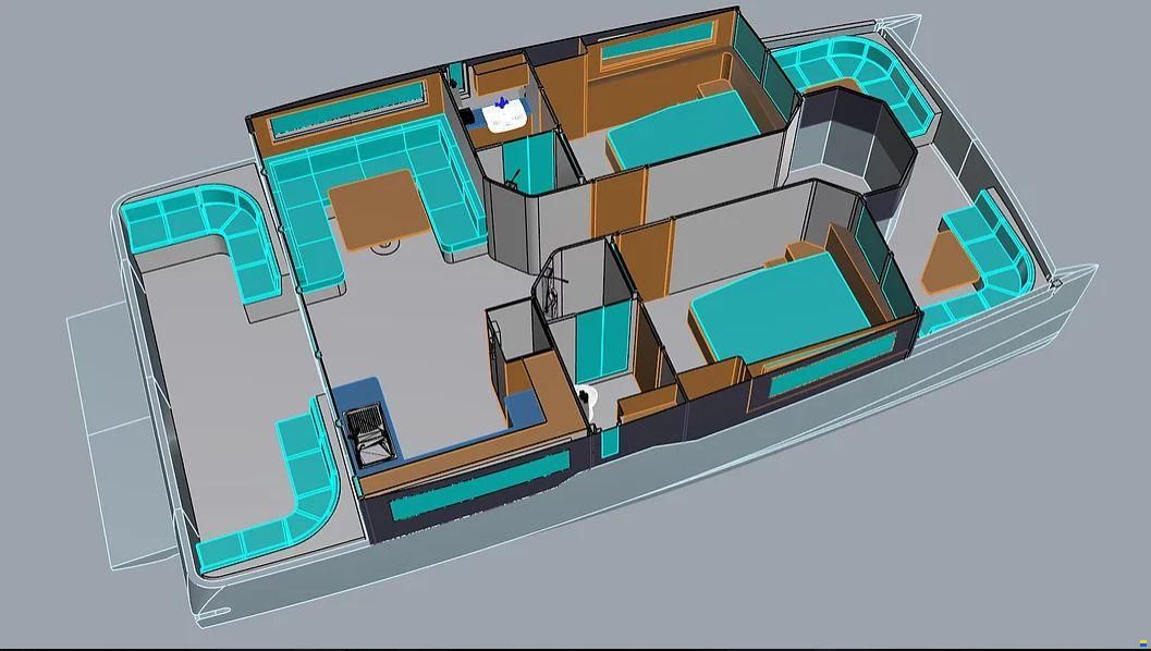 Maison Marine Smart 40 Houseboat